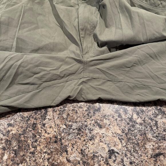 LL Bean Womens Pants Vista Trekking Convertible Hiking Outdoor Green Size 16 FI - Picture 5 of 6
